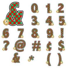 checkered w/bells numbers