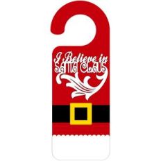 christmas door hanger santa claus