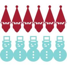 christmas snowman elf borders