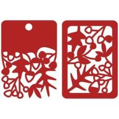leaves and berries gift tags