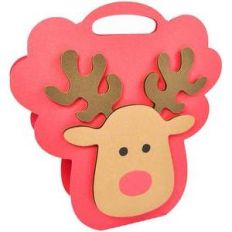 christmas reindeer bag