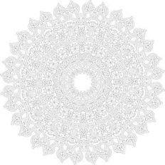 adult coloring mandala