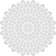 adult coloring mandala