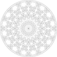 adult coloring mandala