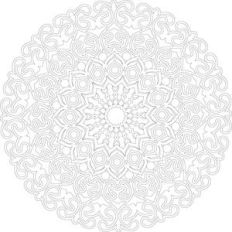 adult coloring mandala