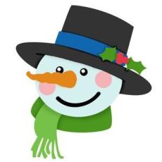 happy snowman