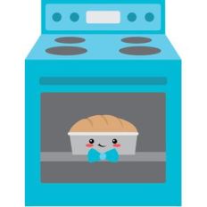 boy bun in the oven