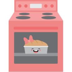 girl bun in the oven