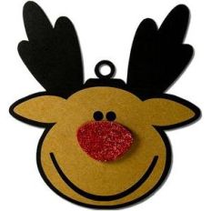 reindeer gift tag