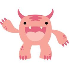 short pink monster