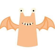 winged orange monster