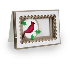 cardinal shadow box card