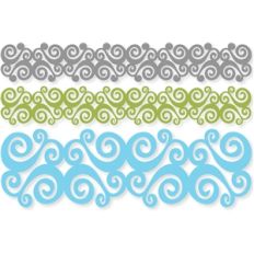double swirly border