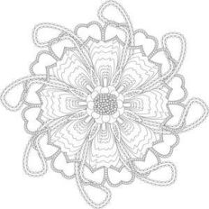adult coloring mandala