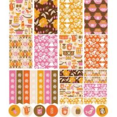 vintage kitchen planner stickers- happy planner