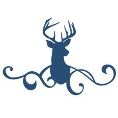 deer head flourish border