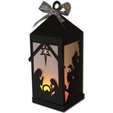 nativity scene lantern (flameless)