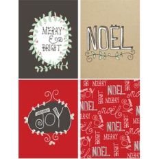 holiday tidings 3x4 journaling cards
