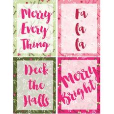 christmas berries 3x4 journal cards