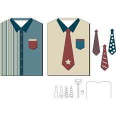2 shirts cards set