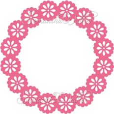 circle flower edge