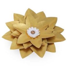 3d gold star flower