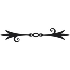 abstract linear flourish