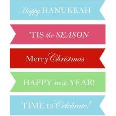 holiday tab stickers