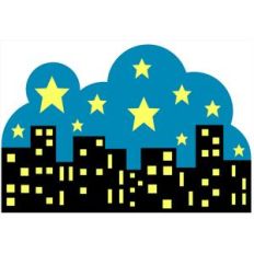 night city skyline