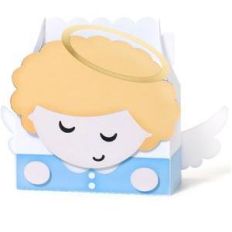 cute blonde boy angel box