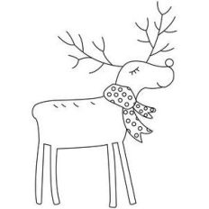 reindeer sketch