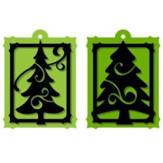 christmas tags - christmastrees