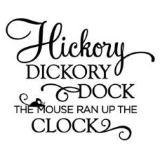 hickory dickory dock phrase