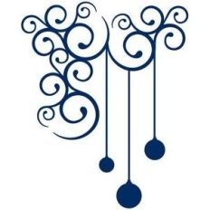 bauble flourish drop corner