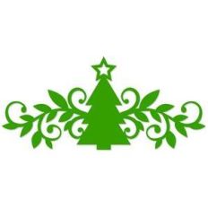christmas tree flourish