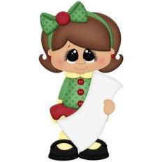 girl with christmas list
