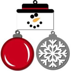 christmas gift tags 2d