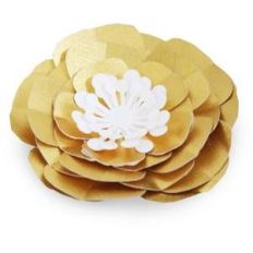 3d gold darling flower