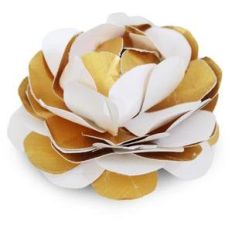 3d gold lovely flower