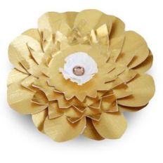 3d gold sweet flower