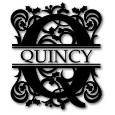 holly q split monogram