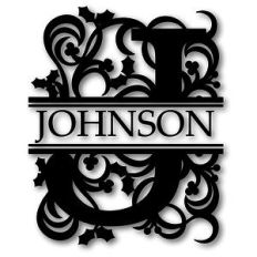 holly j split monogram