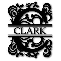 holly c split monogram