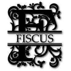 holly f split monogram