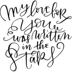 my love for you was written in the stars
