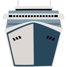 cruise ship print