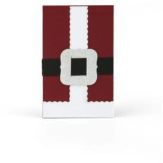 santa suit gift card holder