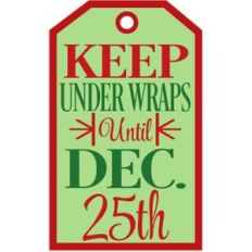 keep under wraps tag