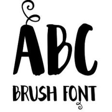 lw brush font