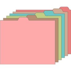tabbed folder file set